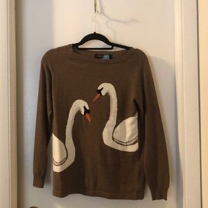 ModCloth Swan Sweater